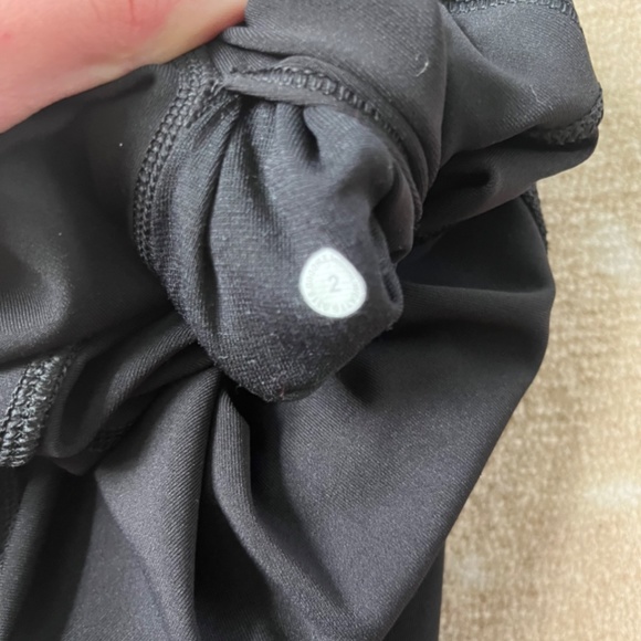 Wunder Train High-Rise Crop 21" Black size 2 - Picture 3 of 4